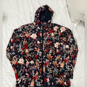 Columbia Inner Limits II Rain Jacket Nocturnal Birds Floral